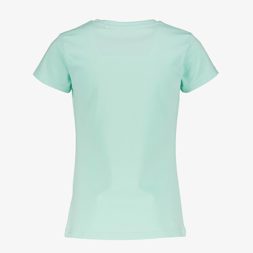 Basic meisjes T-shirts mintgroen
