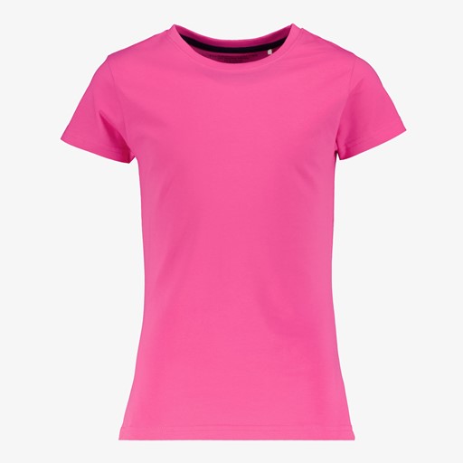 Basic meisjes T-shirt roze