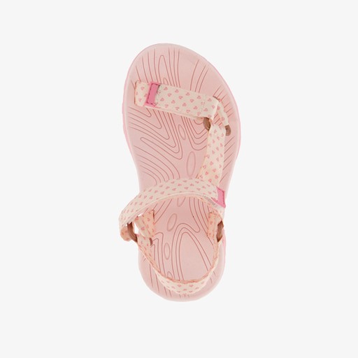 Meisjes sandalen met hartjes roze