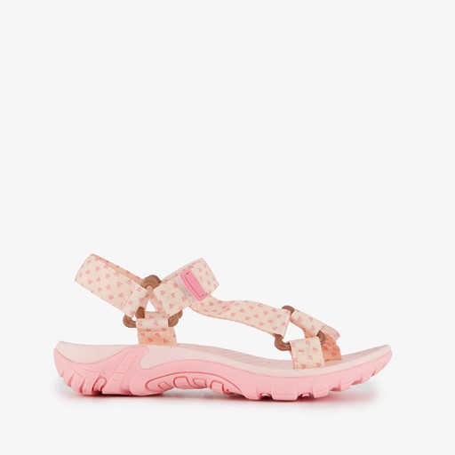 Meisjes sandalen met hartjes roze