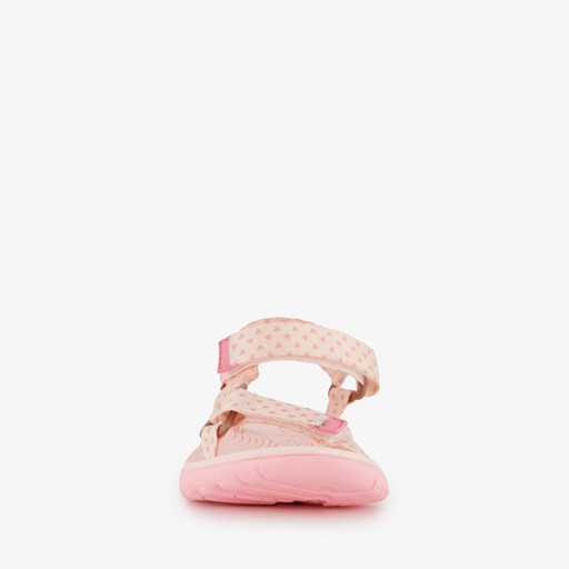 Meisjes sandalen met hartjes roze