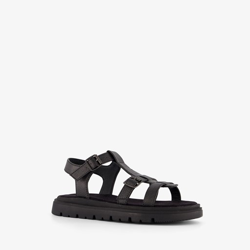 Meisjes vissers sandalen zwart