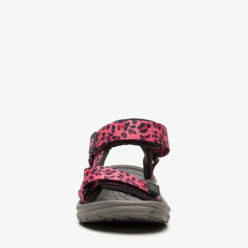 Meisjes sandalen met luipaardprint