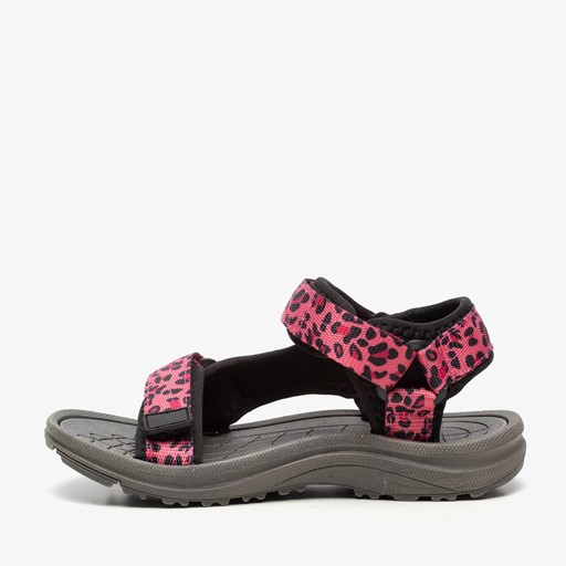Meisjes sandalen met luipaardprint