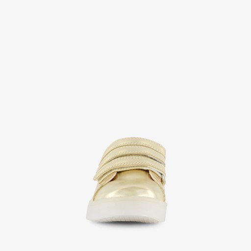 Meisjes sneakers met lichtjes goud