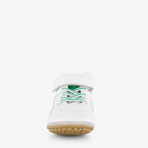 Leren babyschoenen met smiley