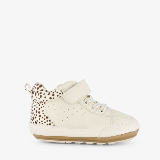 Leren babyschoenen beige