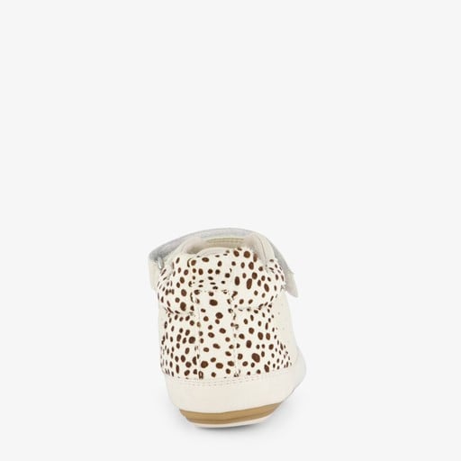 Leren babyschoenen beige