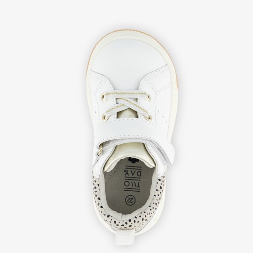 Leren meisjes sneakers wit