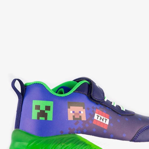 Kinder sneakers met lichtjes blauw