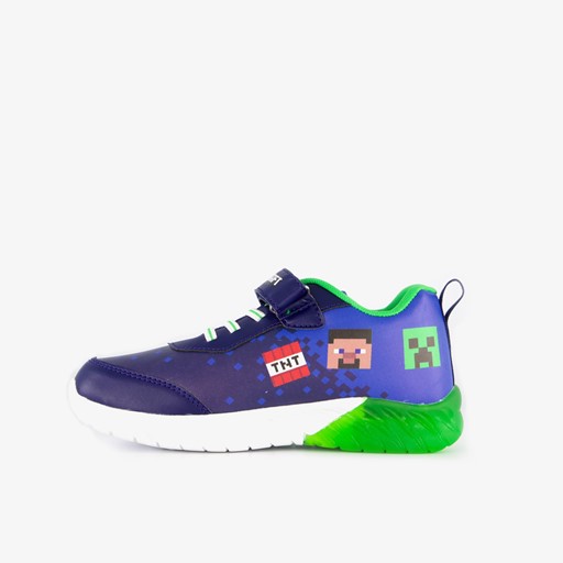 Kinder sneakers met lichtjes blauw