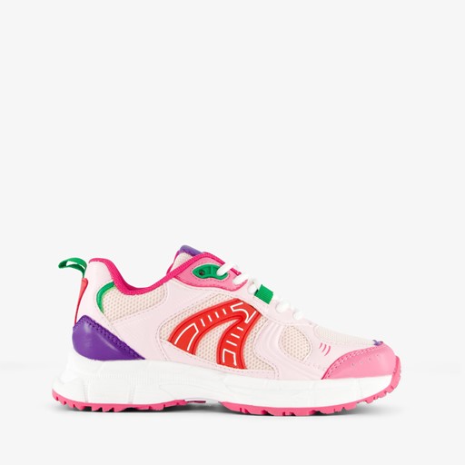 Meisjes sneakers roze rood