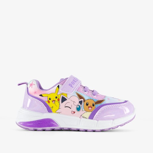 Meisjes sneakers paars met lichtjes