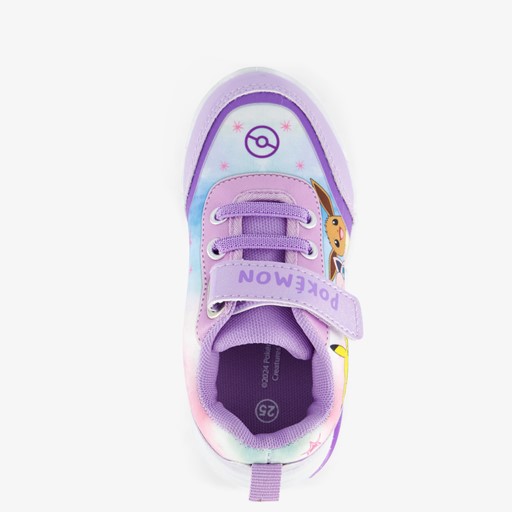 Meisjes sneakers paars met lichtjes