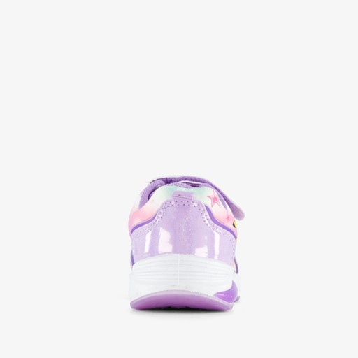 Meisjes sneakers paars met lichtjes