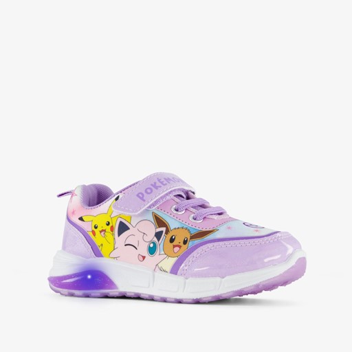 Meisjes sneakers paars met lichtjes