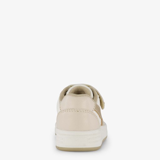 Meisjes sneakers beige goud