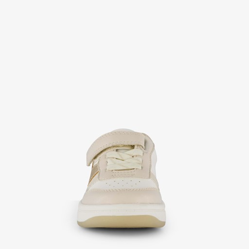 Meisjes sneakers beige goud