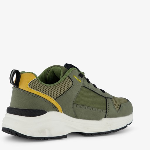 Jongens sneakers army groen