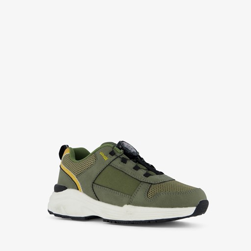 Jongens sneakers army groen