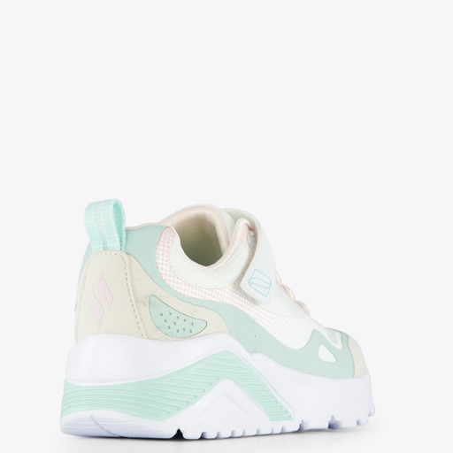 Uno meisjes sneakers wit mintgroen