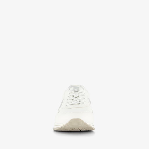 Dames sneakers wit zilver