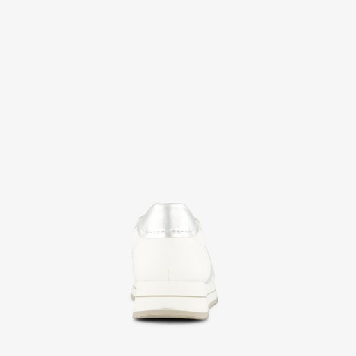 Dames sneakers wit zilver