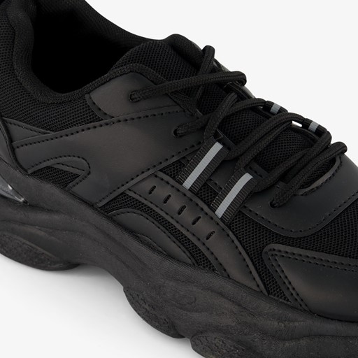 Dames dad sneakers zwart