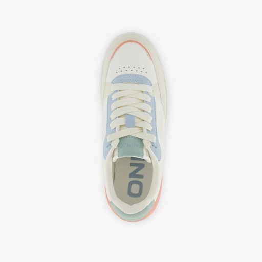 ONLY Shoes lage dames sneakers wit oranje