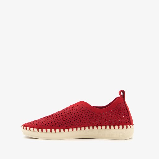 Daisy dames instappers rood