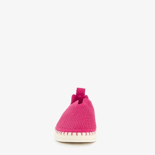 Daisy dames instappers fuchsia roze