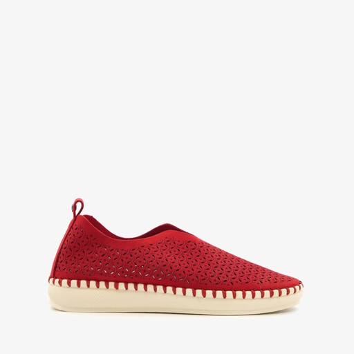Daisy dames instappers rood