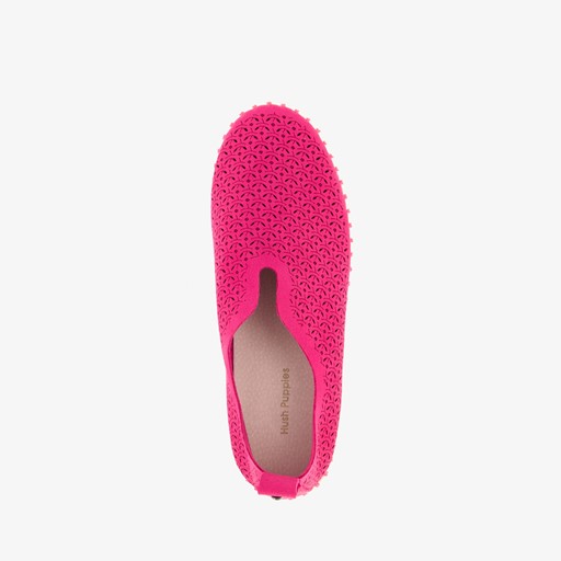 Daisy dames instappers fuchsia roze