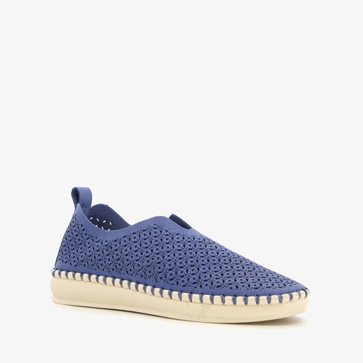 Daisy dames instappers blauw