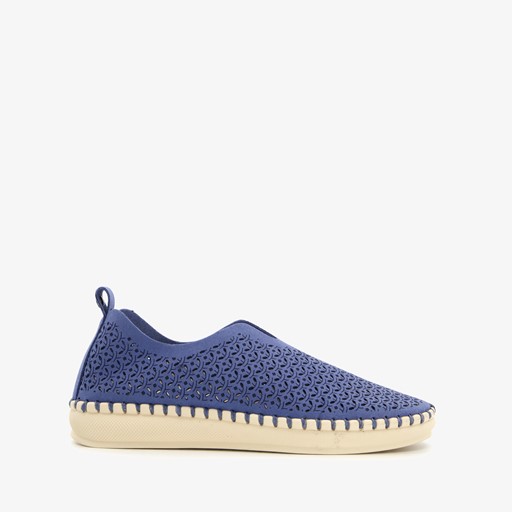 Daisy dames instappers blauw