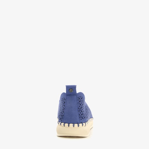 Daisy dames instappers blauw