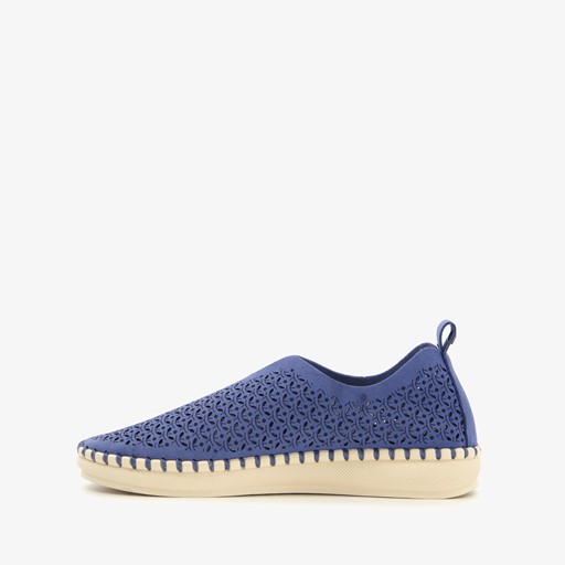 Daisy dames instappers blauw