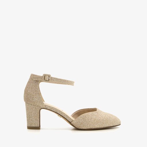 Dames pumps goudkleurig