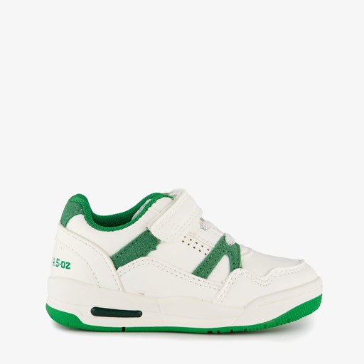Jongens sneakers met airzool wit groen