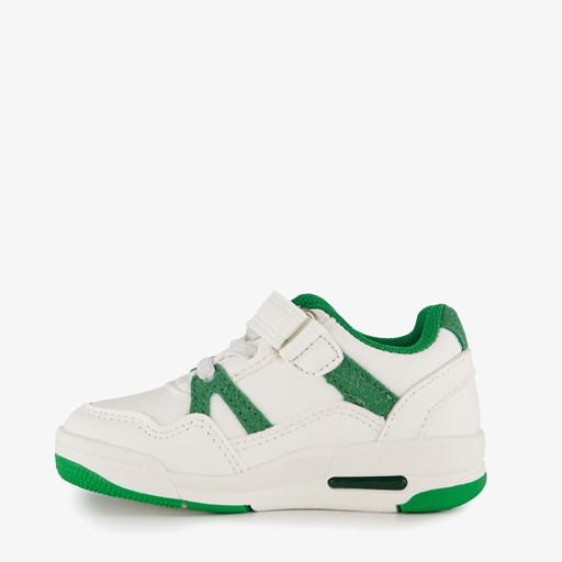 Jongens sneakers met airzool wit groen