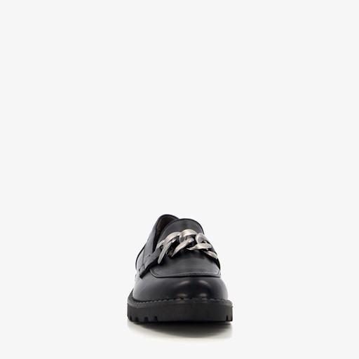 Dames loafers met gesp zwart