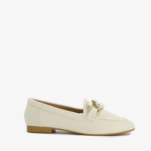 Dames loafers beige