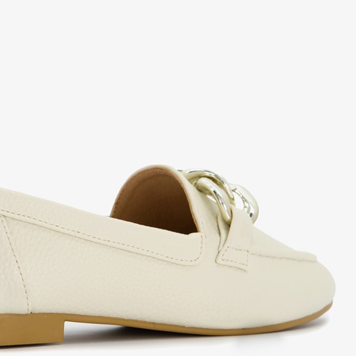 Dames loafers beige