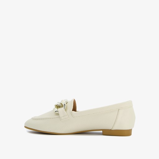 Dames loafers beige