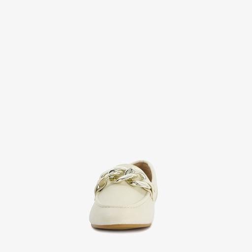 Dames loafers beige