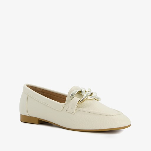 Dames loafers beige