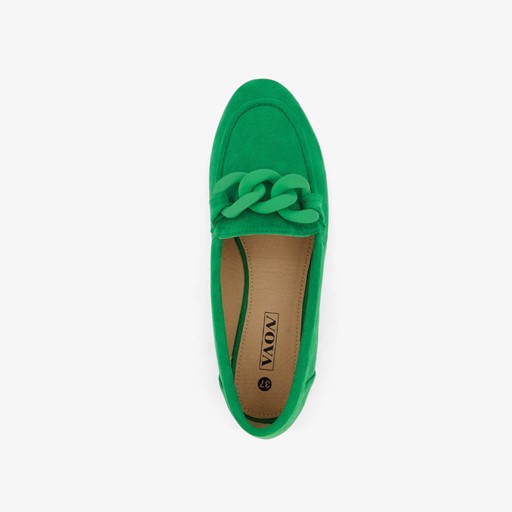 Dames loafers groen