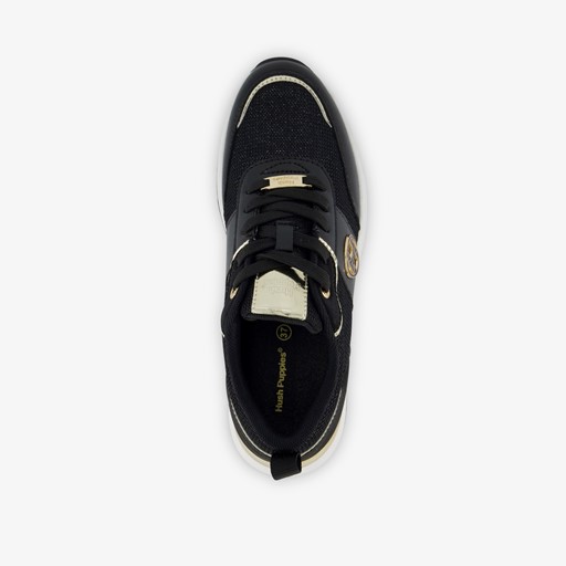 Dames sneakers zwart goud