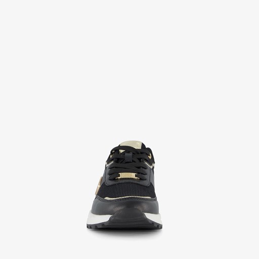 Dames sneakers zwart goud