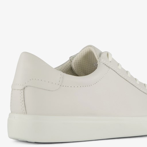 ECCO Soft Classic leren dames veterschoenen wit